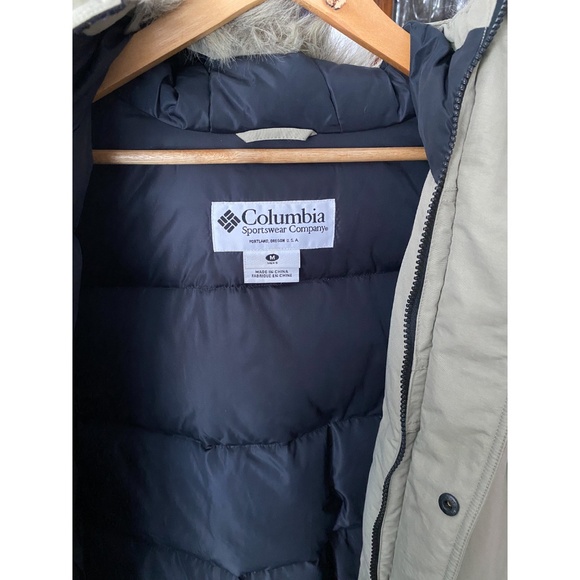 Columbia Ice Wind Parka, down-filled - men's, size medium, khaki - Picture 9 of 10